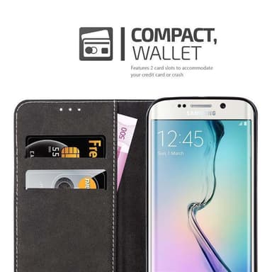 Samsung Galaxy S6 EDGE PLUS Skal Fodral Case (Rosa)