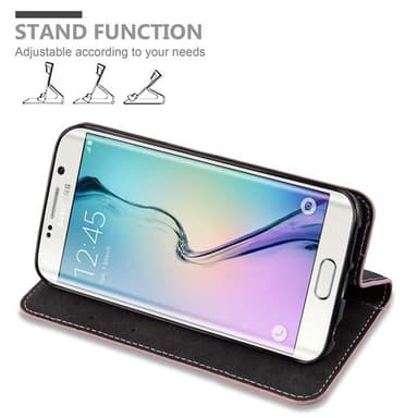 Samsung Galaxy S6 EDGE PLUS Skal Fodral Case (Rosa)