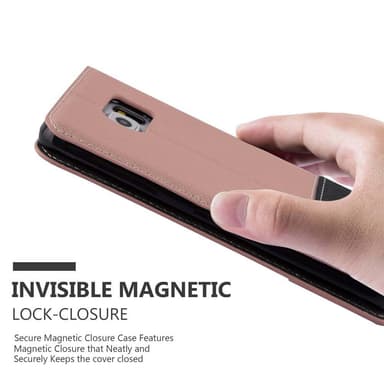Samsung Galaxy S6 EDGE PLUS Skal Fodral Case (Rosa)