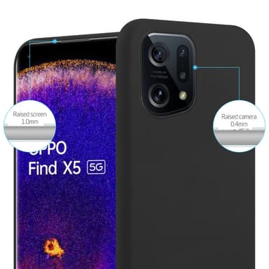 Skal Oppo FIND X5 Fodral Case (Svart)