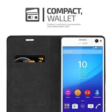 Sony Xperia C4 Skal Fodral Case (Röd)