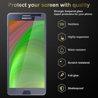 Samsung Galaxy A7 2015 Skyddsglas Skyddsfilm Skärmskydd