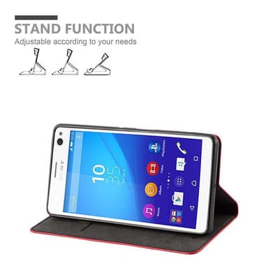 Sony Xperia C4 Skal Fodral Case (Röd)