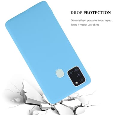 Skal Samsung Galaxy A21s Fodral Case (Blå)