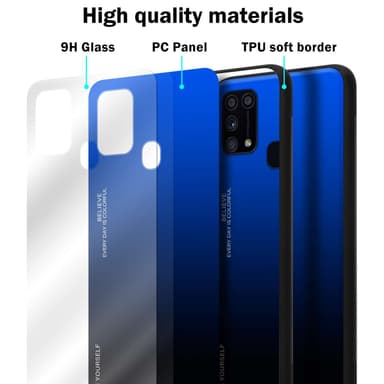 Samsung Galaxy M31 Skal Fodral Case (Svart)