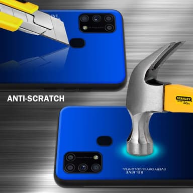 Samsung Galaxy M31 Skal Fodral Case (Svart)