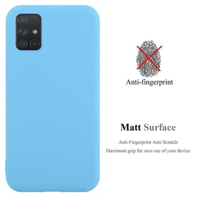 Skal Samsung Galaxy A71 4G Fodral Case (Blå)