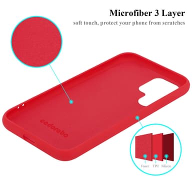 Samsung Galaxy S22 ULTRA Skal Fodral Case (Röd)