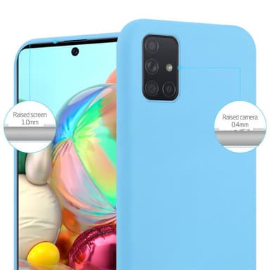 Skal Samsung Galaxy A71 4G Fodral Case (Blå)