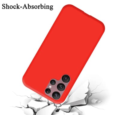 Samsung Galaxy S22 ULTRA Skal Fodral Case (Röd)