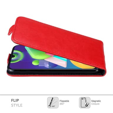 Samsung Galaxy M21 / M30s Flipfodral Skal (Röd)