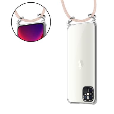Skal iPhone 12 PRO MAX Fodral Kedja (Rosa)
