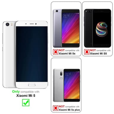 Xiaomi Mi 5 Plånboksfodral Skal (Grå)
