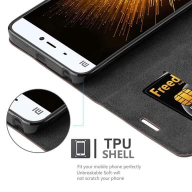 Xiaomi Mi 5 Skal Fodral Case (Brun)