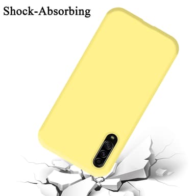 Samsung Galaxy A90 5G Skal Fodral Case (Gul)