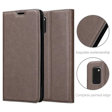 Samsung Galaxy A41 Skal Fodral Case (Brun)