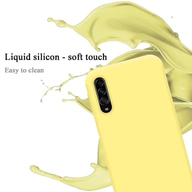 Samsung Galaxy A90 5G Skal Fodral Case (Gul)