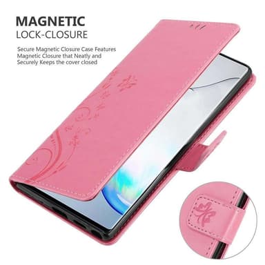 Samsung Galaxy NOTE 10 Plånboksfodral Skal (Rosa)