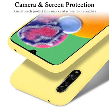 Samsung Galaxy A90 5G Skal Fodral Case (Gul)
