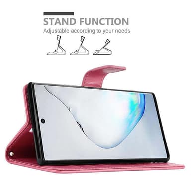 Samsung Galaxy NOTE 10 Plånboksfodral Skal (Rosa)