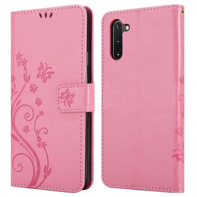Samsung Galaxy NOTE 10 Plånboksfodral Skal (Rosa)