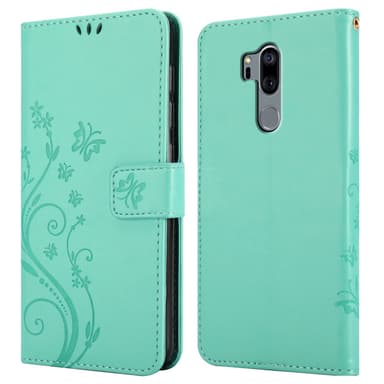 LG G7 ThinQ / FIT / ONE Plånboksfodral Skal (Turkos)