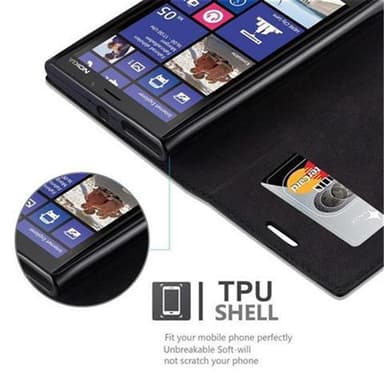 Nokia Lumia 920 Skal Fodral Case (Svart)