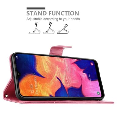 Samsung Galaxy A10 / M10 Plånboksfodral Skal (Rosa)