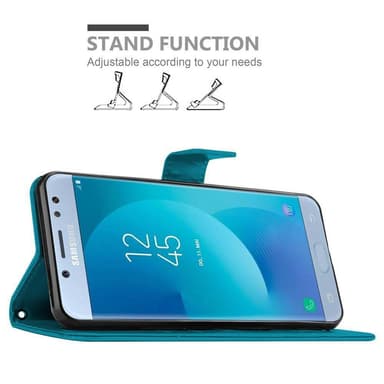 Samsung Galaxy J5 2017 Plånboksfodral Skal (Blå)