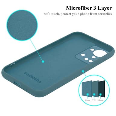 OnePlus Nord 2T Skal Fodral Case (Grön)