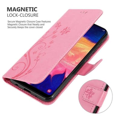 Samsung Galaxy A10 / M10 Plånboksfodral Skal (Rosa)