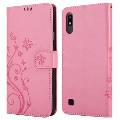 Samsung Galaxy A10 / M10 Plånboksfodral Skal (Rosa)
