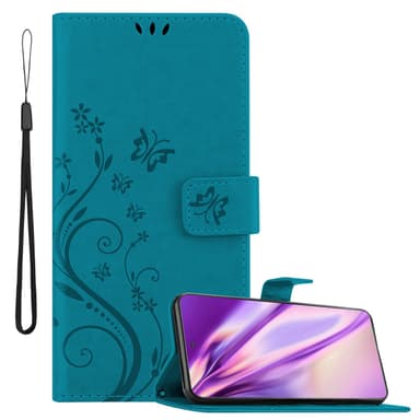 Motorola EDGE 20 Plånboksfodral Skal (Blå)