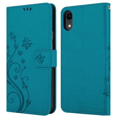 iPhone XR Plånboksfodral Skal (Blå)
