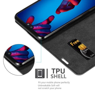 Huawei P20 Skal Fodral Case (Grå)