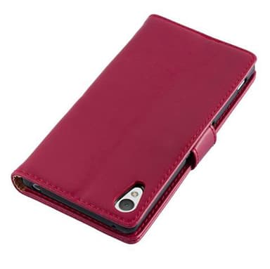 Sony Xperia Z3 PLUS / Z4 Plånboksfodral Skal (Röd)