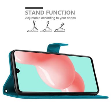 Samsung Galaxy A41 Plånboksfodral Skal (Blå)