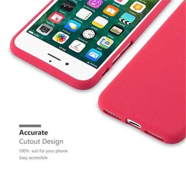 Skal iPhone 7 / 7S / 8 / SE 2020 Fodral Case (Röd)
