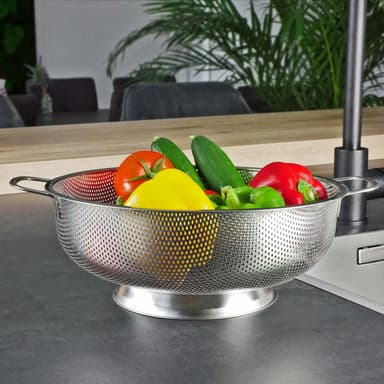 Sikta i rostfritt stål Kökshjälp Sil för kök (Silver)