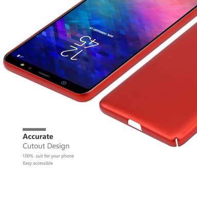 Samsung Galaxy A6 PLUS 2018 Skal Fodral Case (Röd)