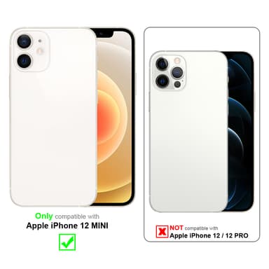 iPhone 12 MINI Skal Fodral Case (Grå)