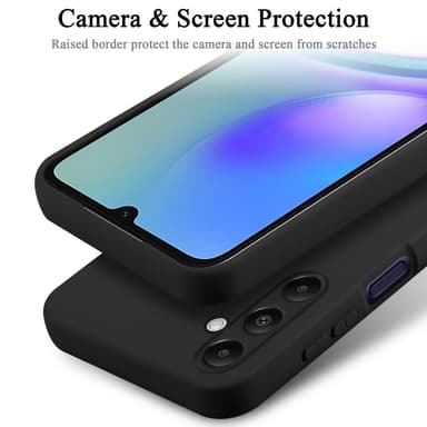 Samsung Galaxy A05s Skal Fodral Case (Svart)