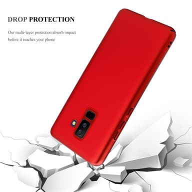 Samsung Galaxy A6 PLUS 2018 Skal Fodral Case (Röd)