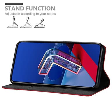 Asus ZenFone 7 PRO Skal Fodral Case (Röd)