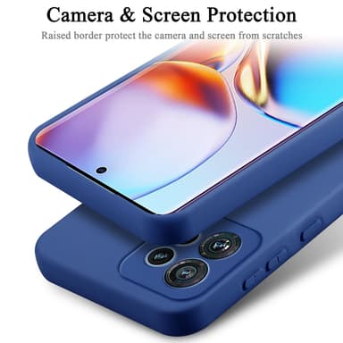 Motorola Edge 40 Pro Skal Fodral Case (Blå)