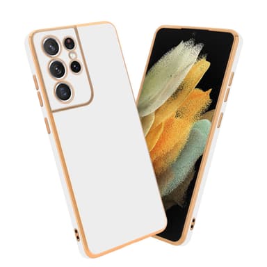 Samsung Galaxy S21 ULTRA Skal Fodral Case (Vit)