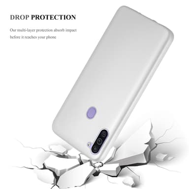 Skal Samsung Galaxy A11 / M11 Fodral Case (Silver)