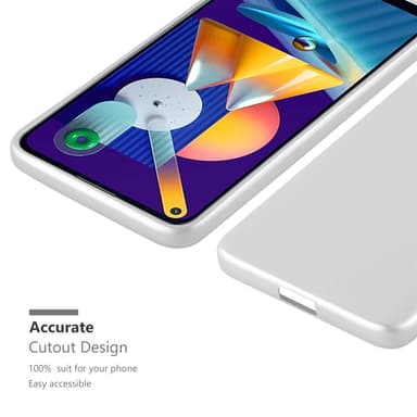 Skal Samsung Galaxy A11 / M11 Fodral Case (Silver)