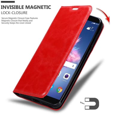 Huawei P SMART 2018 / Enjoy 7S Skal Fodral Case (Röd)