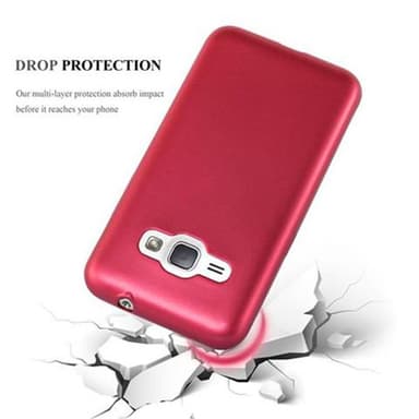 Skal Samsung Galaxy J1 2016 Fodral Case (Röd)
